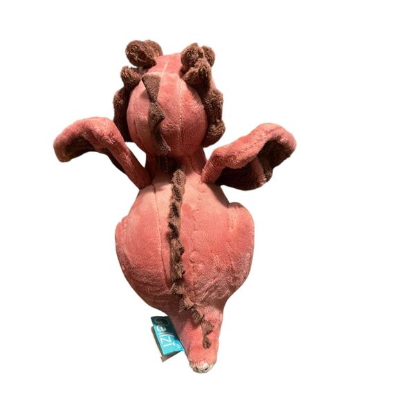 Bellzi Pink Mini Draggi the Dragon Plush Stuffed Animal Toy - Picture 12 of 14